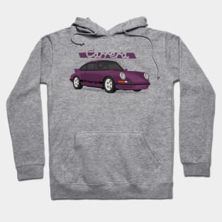 supercar 911 carrera rs turbo 1972 violet Hoodie